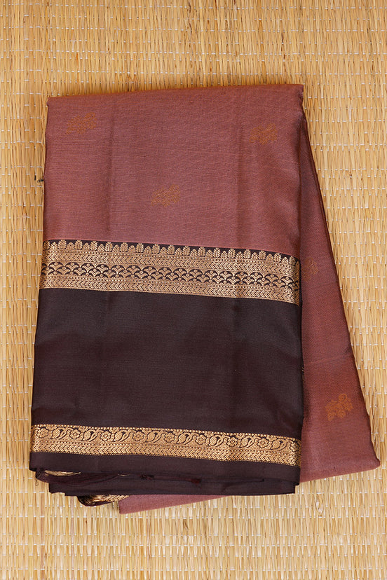 Pink Light weight Kanchipuram Silk Saree