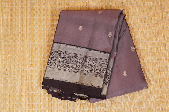 Pink Mauve Light Weight Kanchipuram Silk Saree