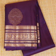 Violet Light Weight Kanchipuram Silks