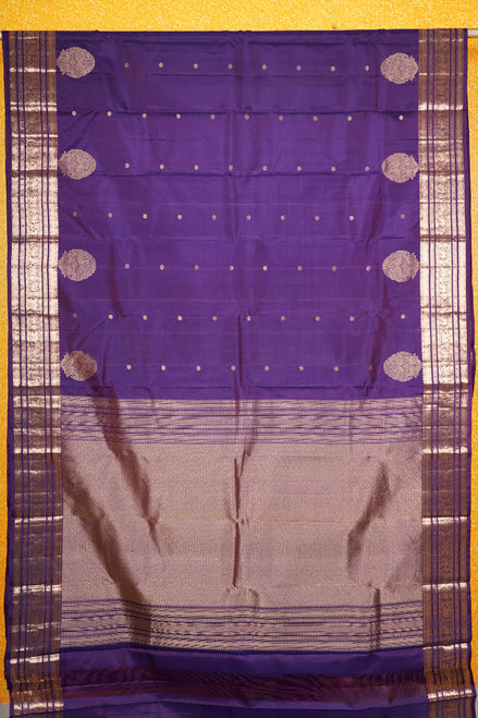 Violet Light Weight Kanchipuram Silks