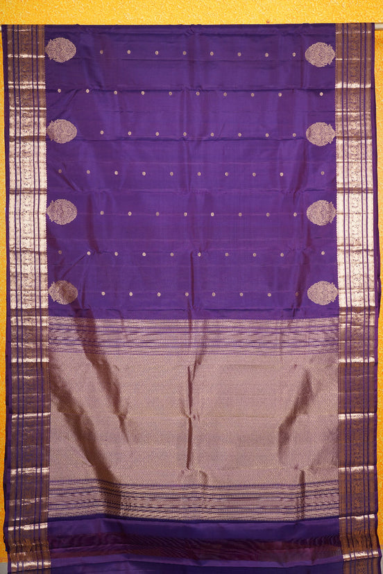 Violet Light Weight Kanchipuram Silks