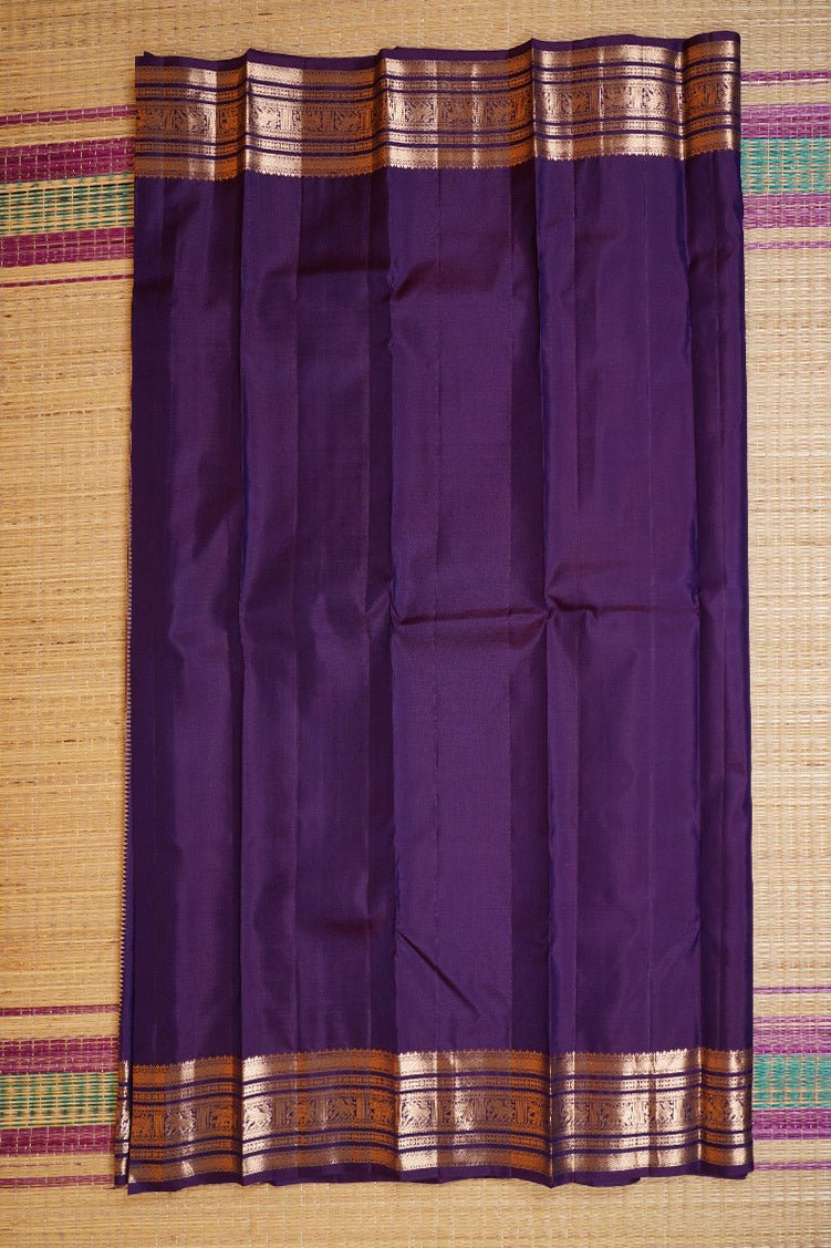 Violet Light Weight Kanchipuram Silks