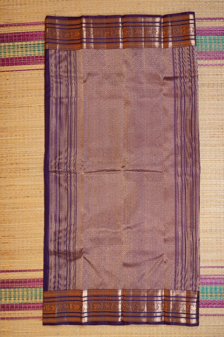 Violet Light Weight Kanchipuram Silks