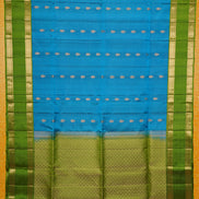 Blue Light Weight Kanchipuram Silks