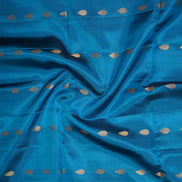 Blue Light Weight Kanchipuram Silks