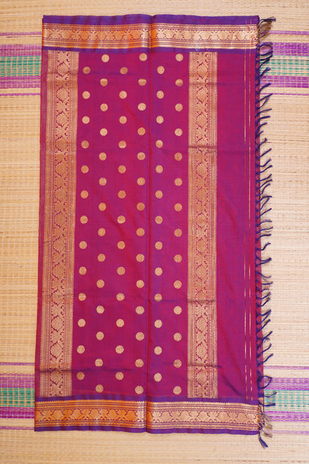 Rani Pink vairaoosi mercerized silk cotton Saree