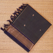 Navy  Mercerized Silk Cotton