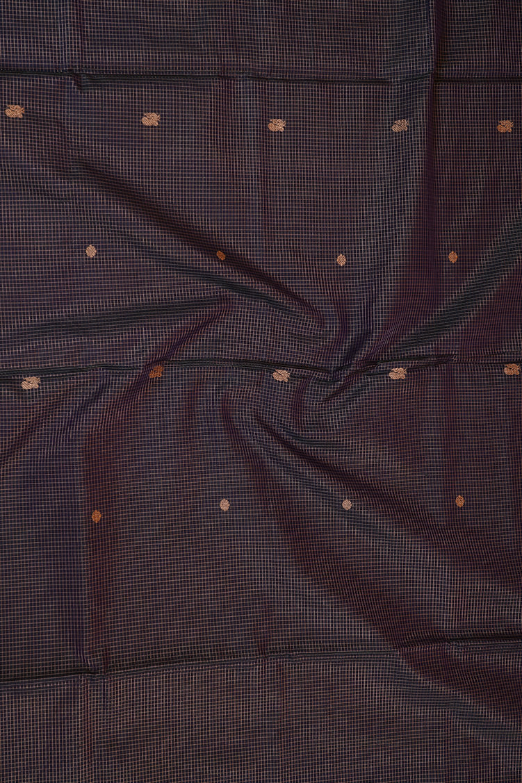 Navy  Mercerized Silk Cotton