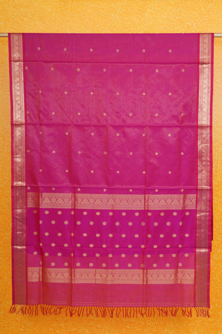 Dual tone Blue Green podikattam mercerised Silk cotton Saree