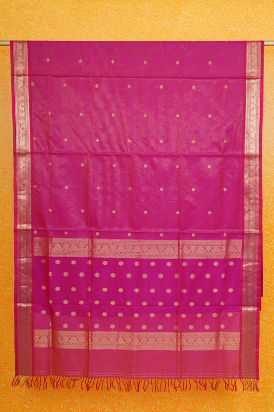 Dual Tone Blue Green Podikattam Mercerised Silk Cotton Saree