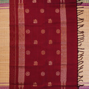Red Mercerized Silk cotton