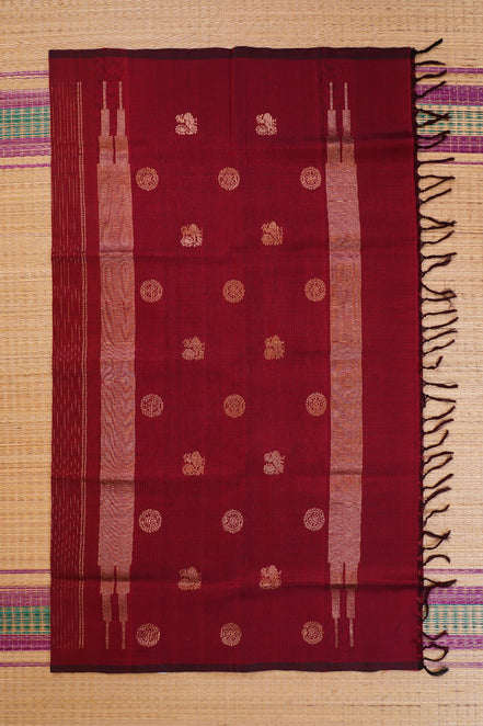 Red Mercerized Silk cotton