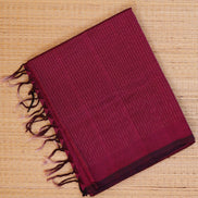 Mercerized Magenta Silk cotton