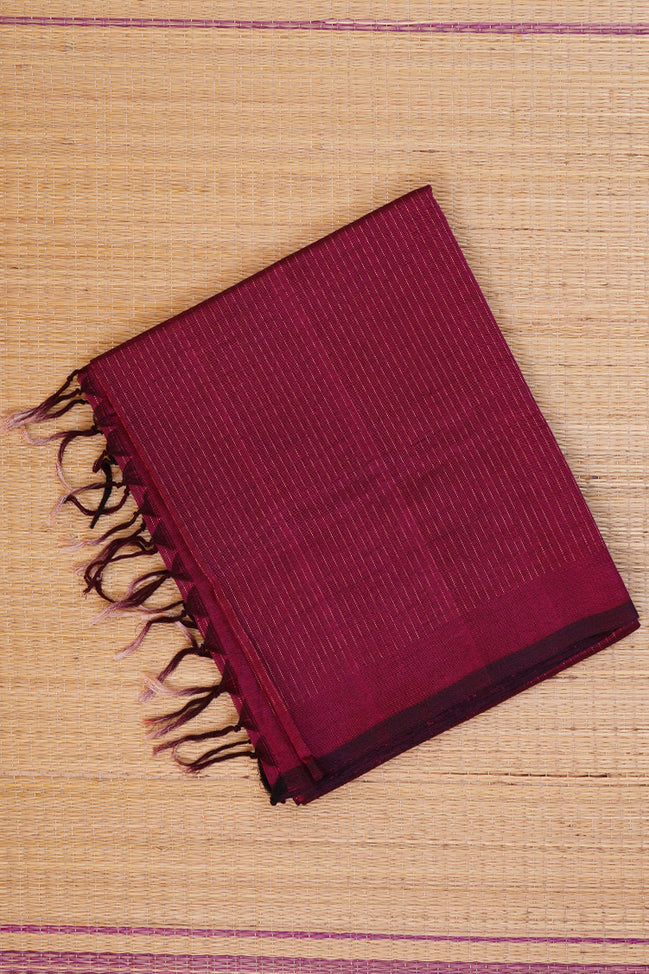 Mercerized Magenta Silk cotton