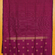 Mercerized Magenta Silk cotton