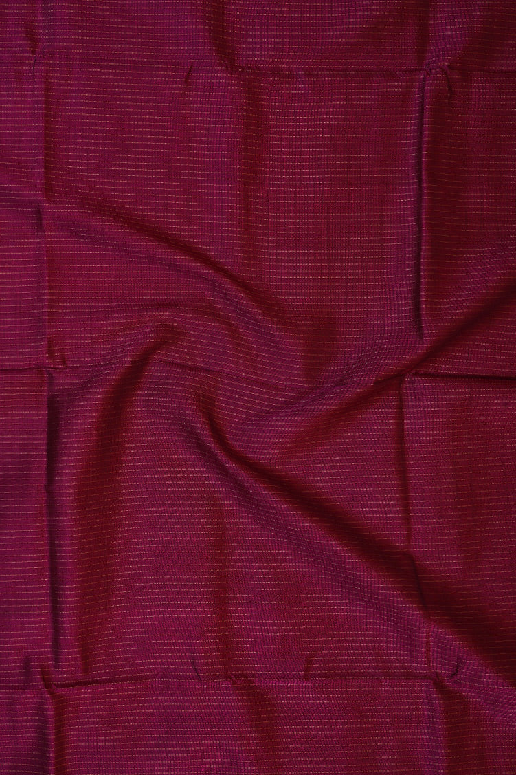 Mercerized Magenta Silk cotton
