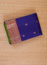 royal Blue with Purple Borders Lightweight Kanchipuram Soft Silk Saree