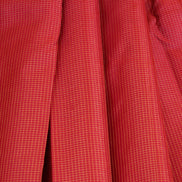 Red single tone Podikattam Lightweight Kanchipuram saree
