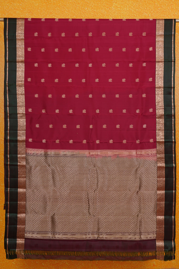 Red Lightweight Kanchipuram