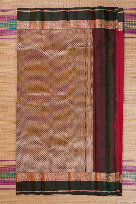Red Lightweight Kanchipuram
