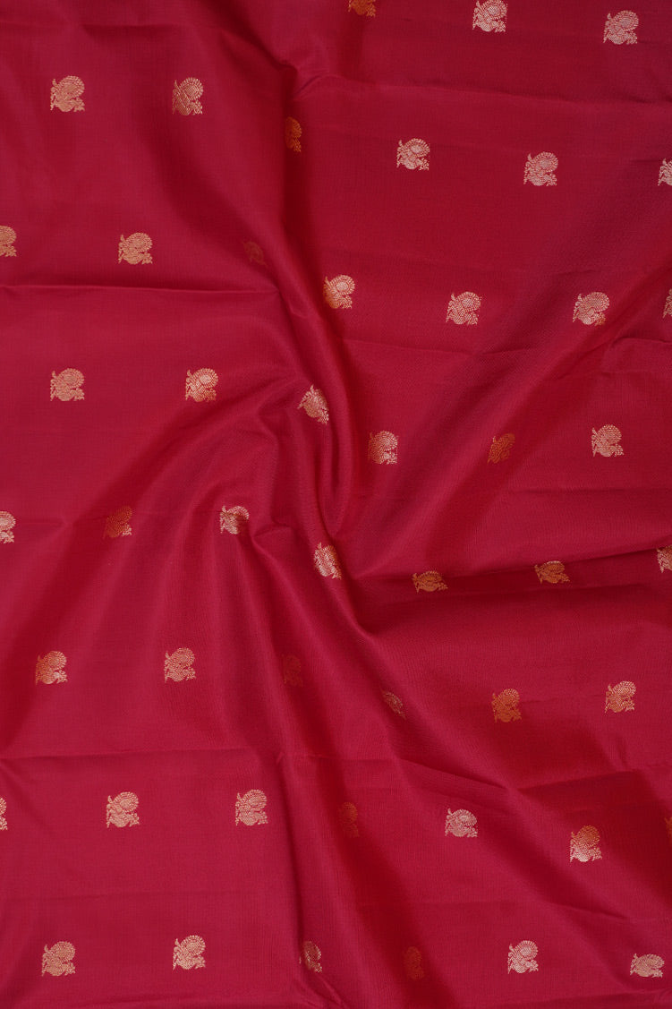 Red Lightweight Kanchipuram