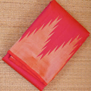 Dual-Tone Pink with Orange Shot Lightweight Kanchipuram Silk Saree