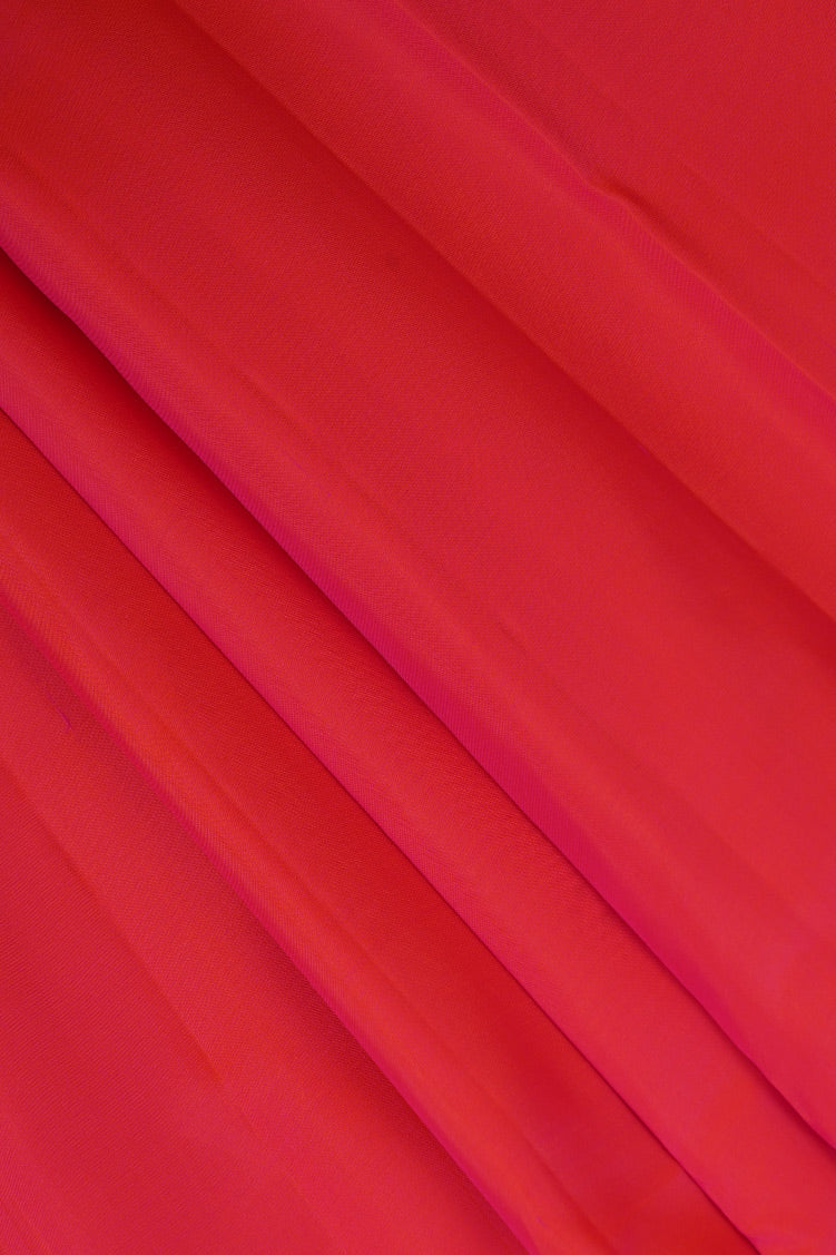 Dual-Tone Pink with Orange Shot Lightweight Kanchipuram Silk Saree