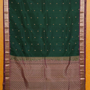 Green with Purple with Kamalam Butta Lightweight Kanchipuram Saree