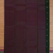 Green with Purple with Kamalam Butta Lightweight Kanchipuram Saree