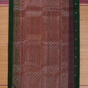Green with Purple with Kamalam Butta Lightweight Kanchipuram Saree