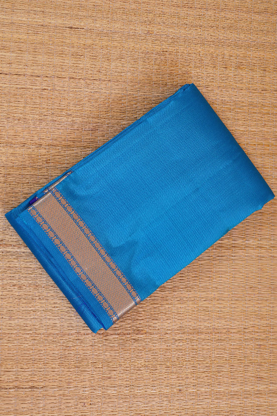 Ananda Blue Monotone Lightweight Kanchipuram Silk Saree