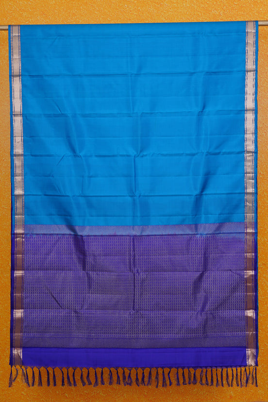Ananda Blue Monotone Lightweight Kanchipuram Silk Saree