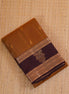 Mustard with Coffee Brown Lightweight Kanchipuram Saree