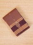 LIght chocolate with Dark Chocolate border Lightweight Kanchipuram Saree