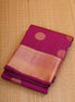Dark Pink Monotone Lightweight Kanchipuram Silk Saree