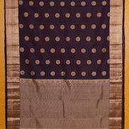 Coffee Brown Monotone Soft Silk Saree