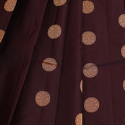 Coffee Brown Monotone Soft Silk Saree
