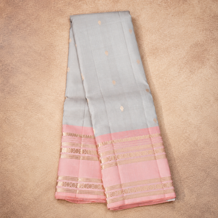 Maroon Light Weight Kanchipuram Silk Saree With Red Borders