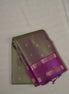 Green With Pink Shot Light Weight Kanchipuram Silk Saree With Magenta Borders