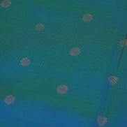 Peacock Blue Light Weight Kanchipuram Silk Saree With Magenta Borders