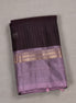 Coffee Brown softsilk saree with Mauve color borders