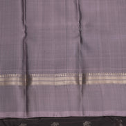 Coffee Brown softsilk saree with Mauve color borders