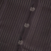 Coffee Brown softsilk saree with Mauve color borders