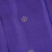 Purple Light Weight Kanchipuram Silk Saree With Magenta Pink Borders