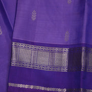 Light Purple Softsilk Saree With Dark Violet Borders