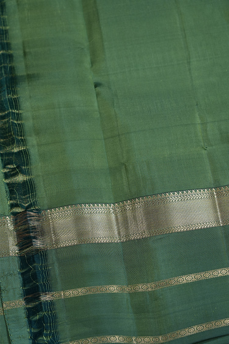Lemon Yellow Softsilk Saree with Aqua Green Borders