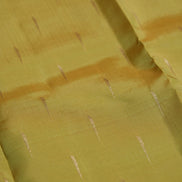 Lemon Yellow Softsilk Saree with Aqua Green Borders
