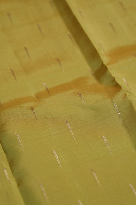 Lemon Yellow Softsilk Saree with Aqua Green Borders