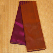 Magenta Pink Rising Border Kanchipuram Silk Saree