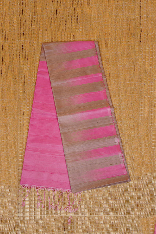 Beige Pure Soft Silk Saree